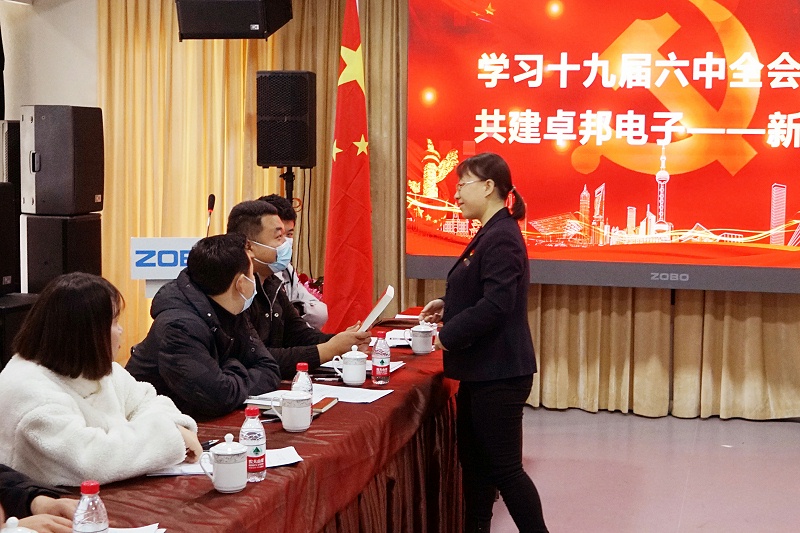 ZOBO草莓视频软件免费下载党支部丨开展“学习贯彻党的十九届六中全会精神”主题党日活动